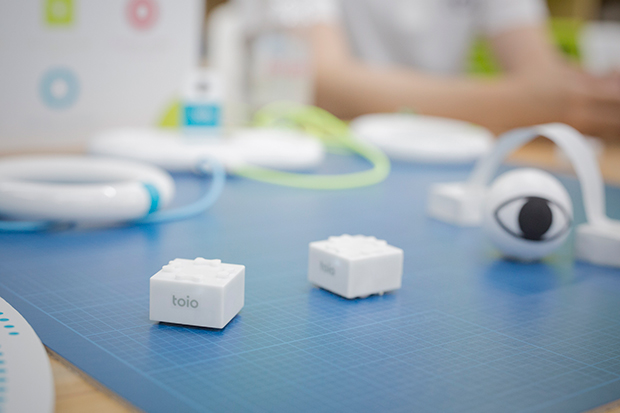 toioコア キューブのプロトタイピングはCreative Loungeの3Dプリンターを利用している。