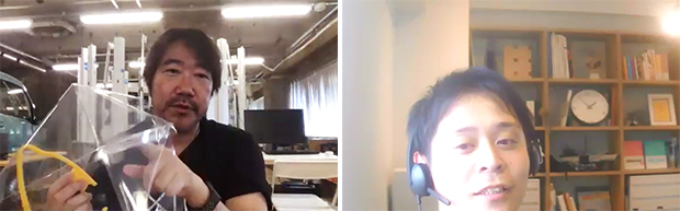 デジタルアルティザン代表の原雄司氏（左）と同社3Dディレクターの小野正晴氏（右）。今回の取材はオンラインで実施した