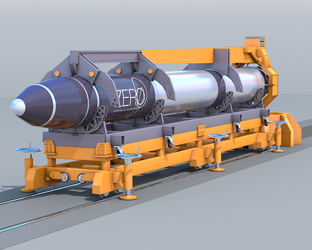 ISTの次世代を担う新しいロケット「ZERO」のイメージイラスト。