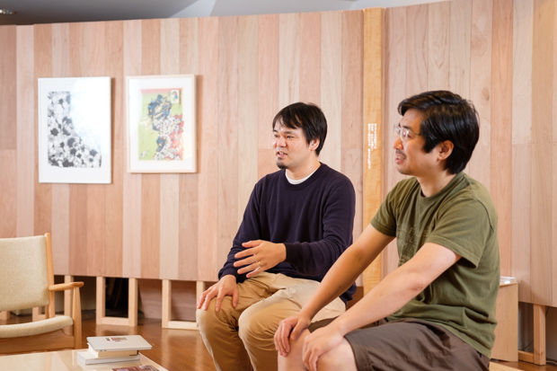 インタビューはmui Labが期間限定で開いた展示イベント「夷川サローネ」（2020年7月31日〜10月17日）の会場で行った。会場にはmuiをはじめ、muiの製品コンセプトに賛同した企業の製品やアーティストの作品が展示され、地元住民に開放された。