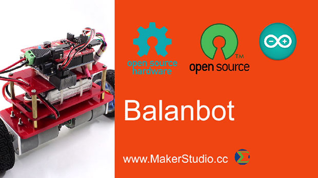 自立2輪走行が可能なオープンソースロボット「Balanbot」 | fabcross