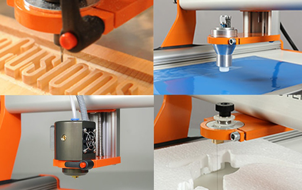 Få kontrol Anmeldelse svimmel CNCミル、3Dプリンタなどに変化するマルチ工作機「Stepcraft 2」 | fabcross
