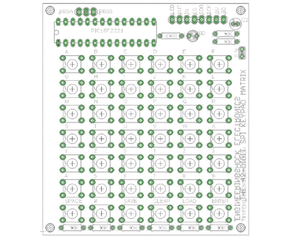 42-Digit SPI Keypad Matrix