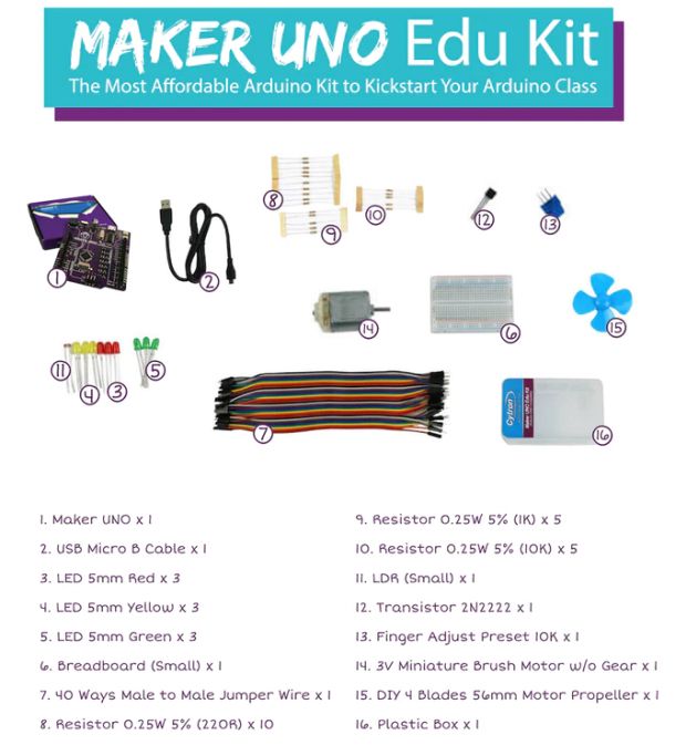 Maker UNO Edu Kit