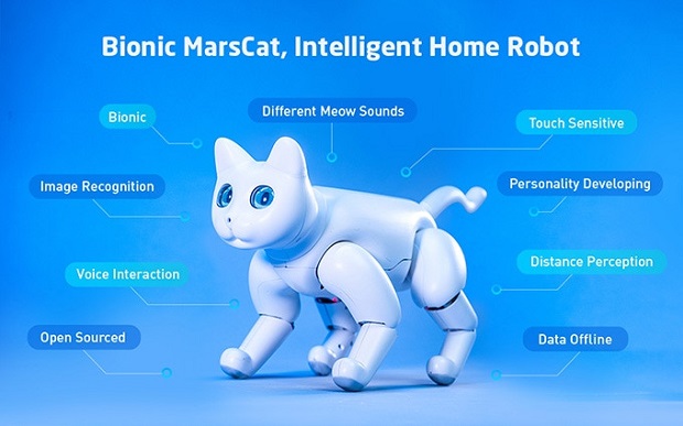 本物みたいに気まぐれなネコ型ホームロボット Marscat Ces Fabcross