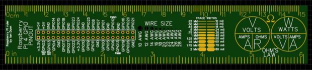 Raspberry Pi PCB Ruler