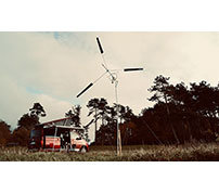 デンマークのスタートアップ、持ち運びと設置が簡単な風力発電システムを開発