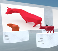DMM.make 3Dプリントの作品を鑑賞してその場で購入できるバーチャルギャラリー「POP-UP 3D」がオープン