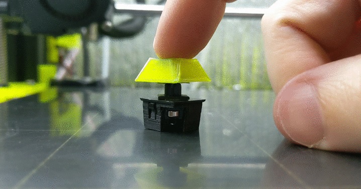 キースイッチを完全自作——3Dプリンターで作るメカニカルキースイッチ