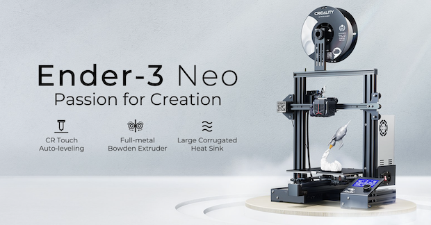 Creality、3Dプリンターの新製品「Ender-3 Neo」シリーズと「HALOT-RAY