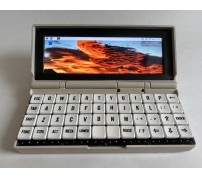 Raspberry Pi Zero 2 W内蔵の自作ハンドヘルドPC——ゲームボーイアドバンスSP用ヒンジを転用