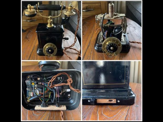 Converting an antique phone into a mobile (cell) phone using a Raspberry Pi