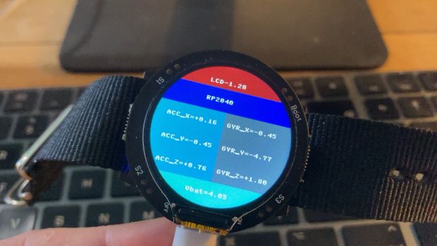 Raspberry Pi RP2040 based watch
