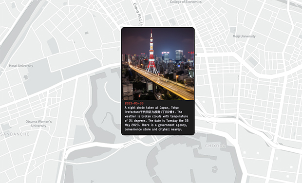 Karmann氏のウェブサイトに公開された東京都内の写真