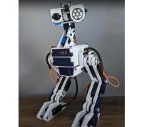 ラズパイとArduinoで制御する二足歩行ロボットを自作——ネット上の動画や講座のみで独学