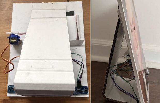 Eye-following Portrait with Raspberry Pi Pico