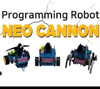 ゲームしながらプログラミング学習できるロボット「NEO CANNON」がMakuakeに登場