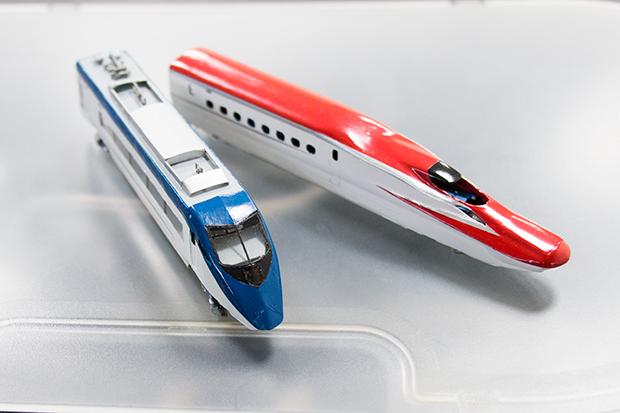 斉藤さんが最初に作った鉄道模型。