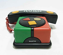 バブルが生んだ子供向け家電ブランドROBOシリーズ  「SANYO ROBO ROBO-04（でんわくん）」