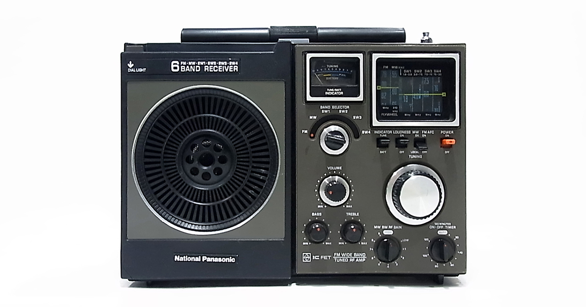 注文割引 大幅値下！BCLラジオ ナショナルクーガー　RF-1180 ラジオ・コンポ