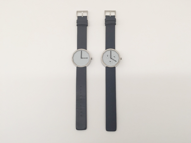 TWELVE（イッセイミヤケ）：時計のフレームを12角形にし、時間を読む機能は保持しているが、文字盤のないシンプルなデザイン。