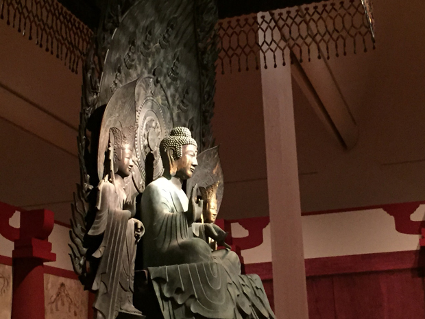クローン文化財 法隆寺釈迦三尊像