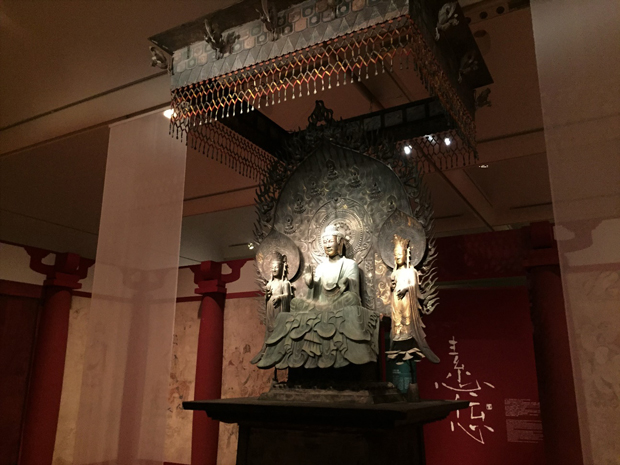 本物は展示会などに出すことができないので、今後このクローン釈迦三尊像が博物館などの展示で多くの人に仏像のすばらしさを伝えていく。