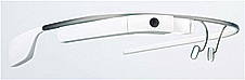 図２　米Google社の「Google Glass」※NE2013年11月25日号　p.26