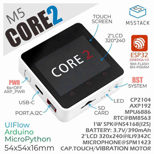 47位：M5Stack Core2 IoT開発キット