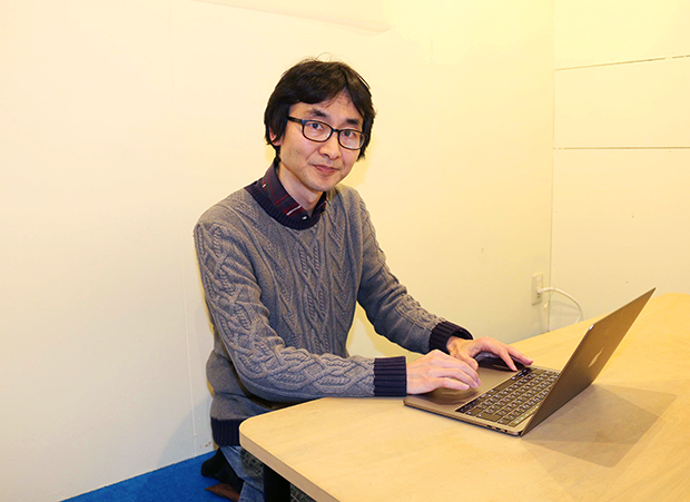 ScratchでAI体験ができる拡張機能「ML2Scratch」の開発者・石原淳也氏。