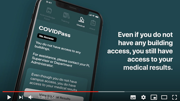 キャンパスへの入構を管理するモバイルアプリ「MIT COVID-PASS」